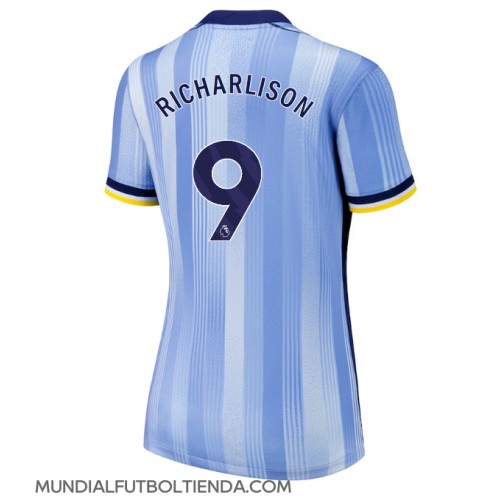 Camiseta Tottenham Hotspur Richarlison #9 Segunda Equipación Replica 2024-25 para mujer mangas cortas